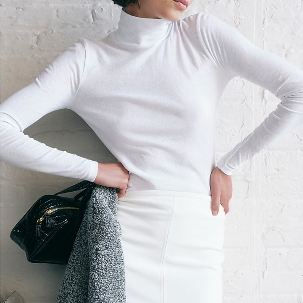 J. Crew Womens Tissue Turtleneck